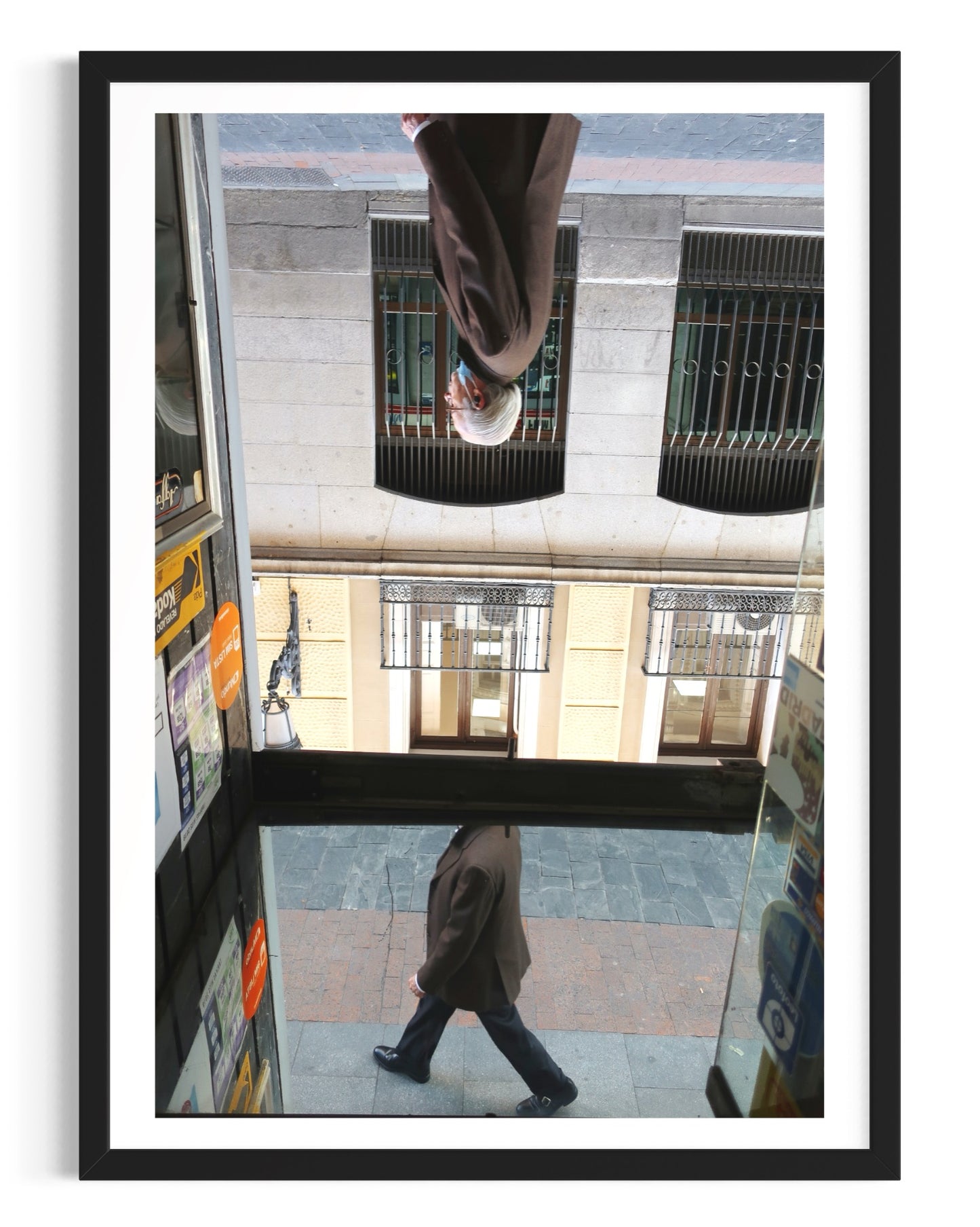Upside down